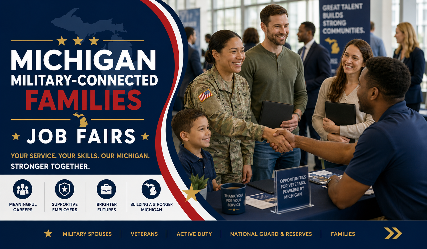 Michigan Military Families Job Fair in Southfield Michigan